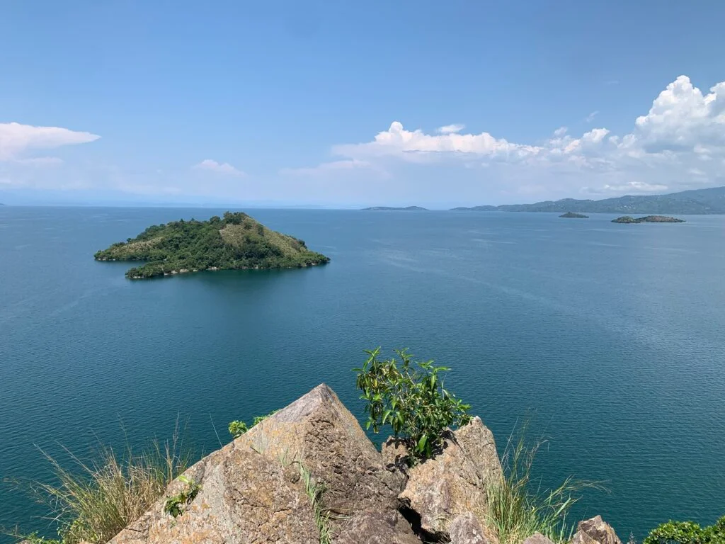 Napoleon Island on Lake Kivu.